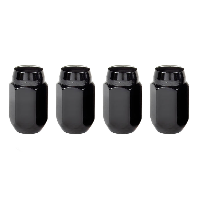 4-Pack Cone Seat Style Hex Lug Nuts <br> M14 x 1.5 Thread, 22mm Hex x 1.635in L