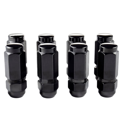 8-Pack Cone Seat Style Hex Lug Nuts <br> 9/16-18 Thread, 7/8in Hex x 2.50in L