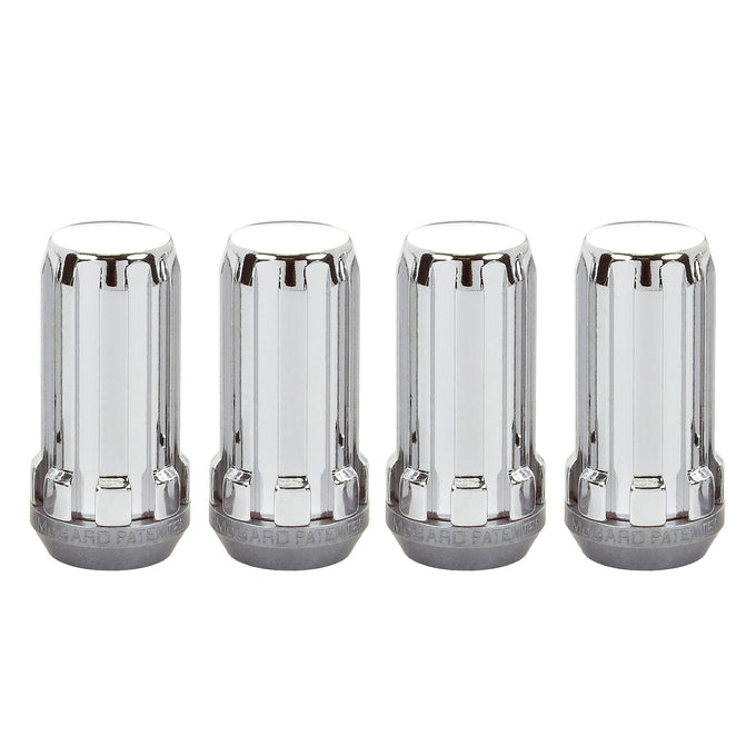 Cone Seat SplineDrive Lug Nut <br> M14 x 1.5 Thread, 22mm or 1.00in Hex x 1.935in L