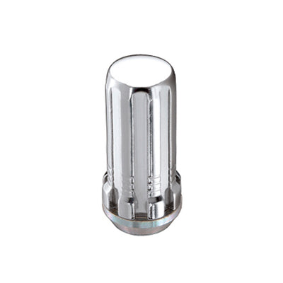 Cone Seat SplineDrive Lug Nut <br> M14 x 1.5 Thread, 22mm or 1.00in Hex x 1.935in L