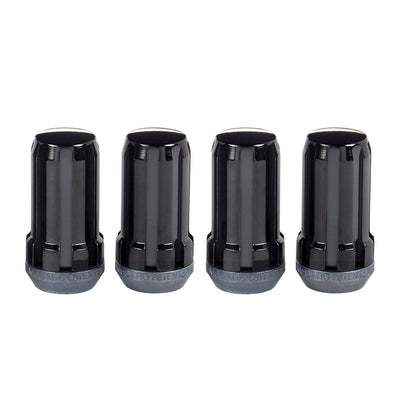 4-pack Tuner Style Cone Seat Lug Nuts <br> M14 x 1.5 Thread, 22mm or 1.00in Hex x 1.935in L
