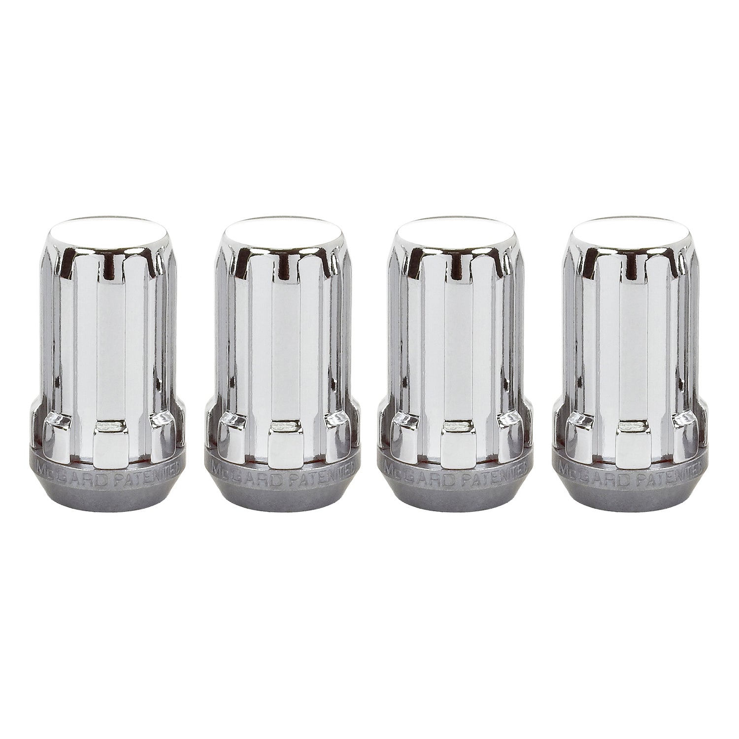 Cone Seat SplineDrive Lug Nut <br> M14 x 1.5 Thread, 22mm or 1.00in Hex x 1.648in L
