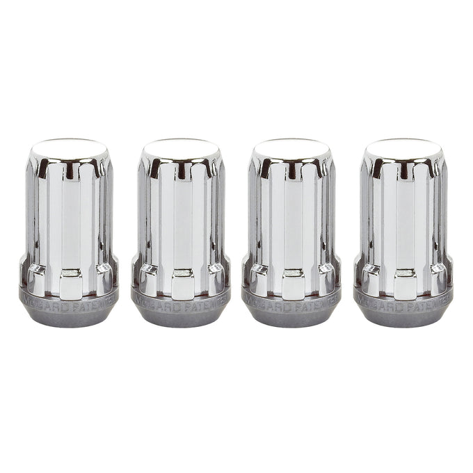 Cone Seat SplineDrive Lug Nut <br> M14 x 1.5 Thread, 22mm or 1.00in Hex x 1.648in L