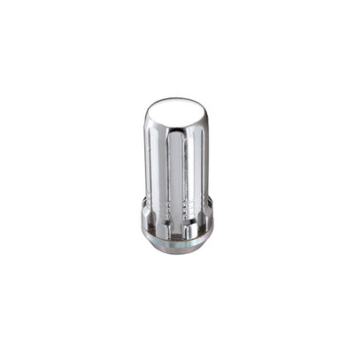 4-Pack SplineDrive Cone Seat Lug Nuts <br> 1/2-20 Thread, 13/16in Hex x 1.60in L