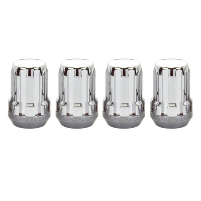 SplineDrive Cone Seat Lug Nut <br> M12 x 1.25 Thread, 13/16in Hex x 1.24in L