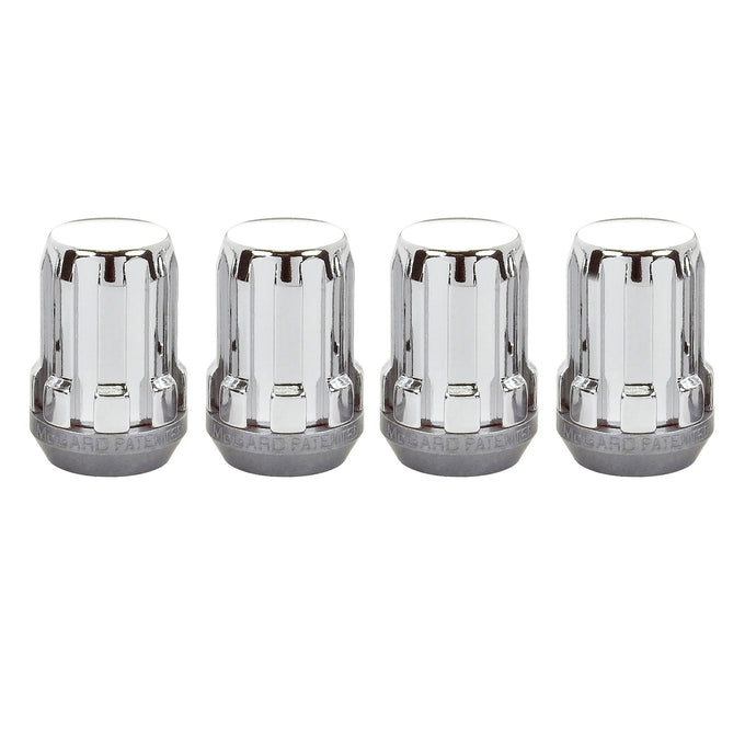 SplineDrive Cone Seat Lug Nut <br> M12 x 1.25 Thread, 13/16in Hex x 1.24in L