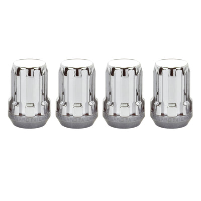 SplineDrive Cone Seat Lug Nut <br> M12 x 1.5 Thread, 13/16in Hex x 1.24in L