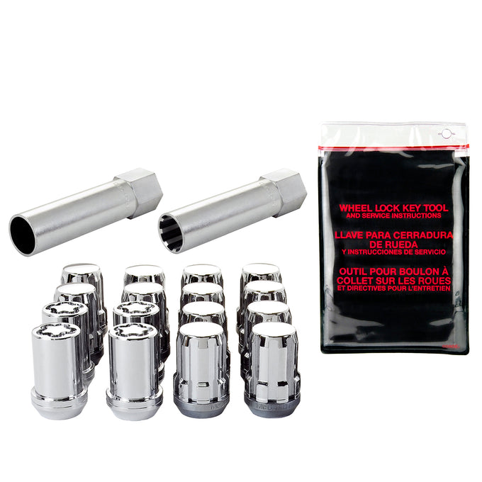 Tuner Style Cone Seat Wheel Installation Kit <br> M12 x 1.25 Thread, 13/16in Hex x 1.24in L