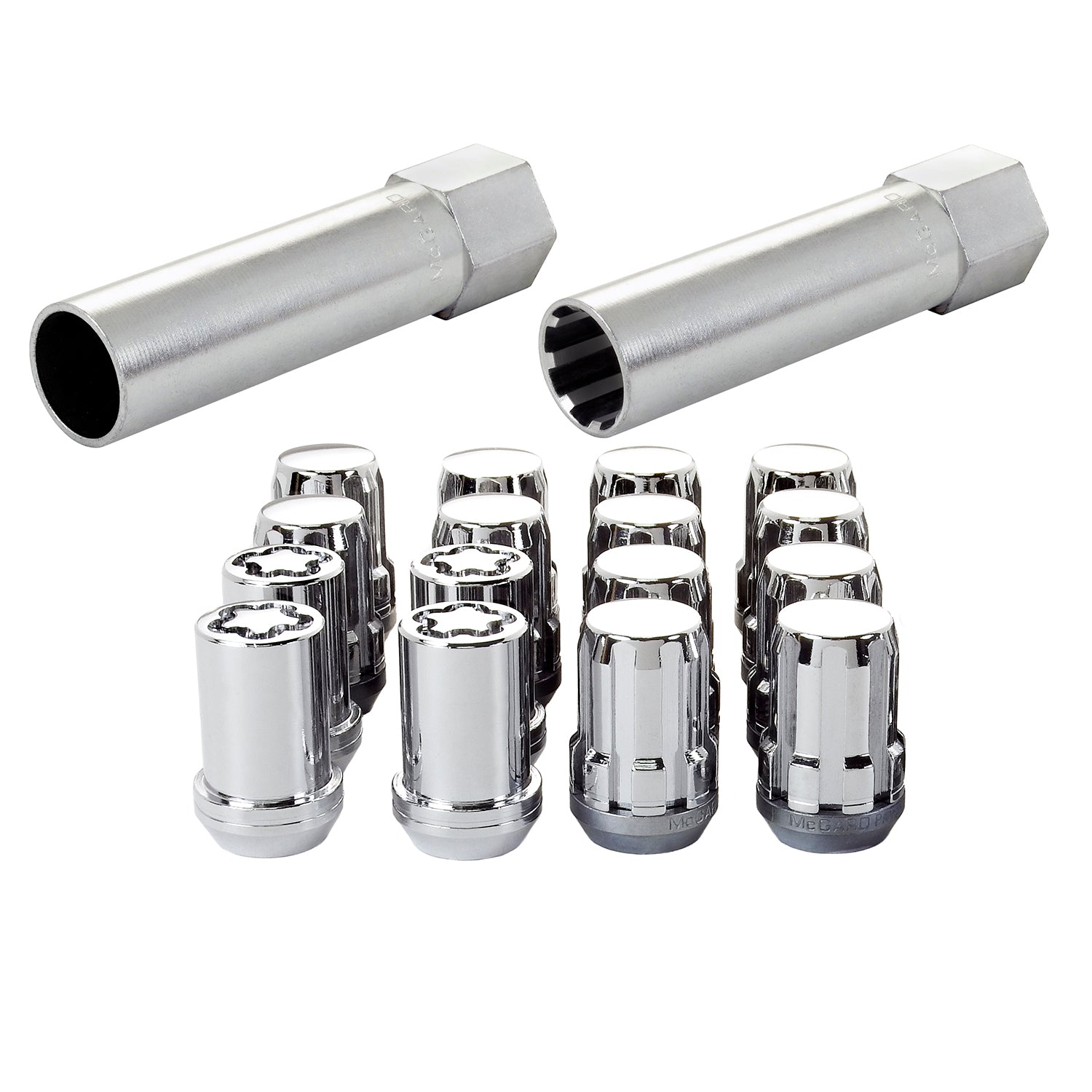SplineDrive Cone Seat Wheel Installation Kit <br> M12 x 1.25 Thread, 13/16in Hex x 1.24in L