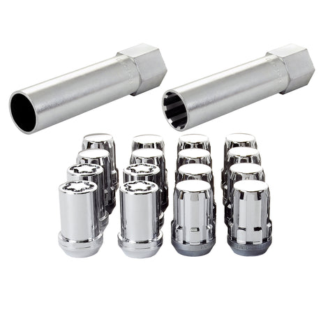 SplineDrive Cone Seat Wheel Installation Kit <br> M12 x 1.25 Thread, 13/16in Hex x 1.24in L