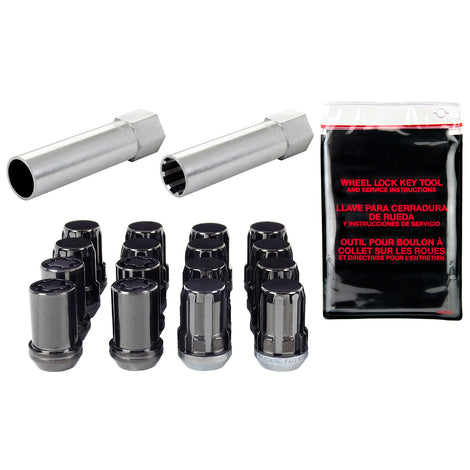 SplineDrive Tuner Cone Seat Wheel Installation Kit <br> M12 x 1.5 Thread, 13/16in Hex x 1.24in L