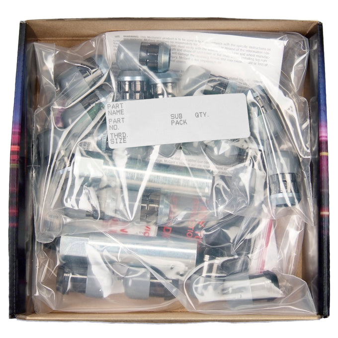 SplineDrive Tuner Cone Seat Wheel Installation Kit <br> M12 x 1.5 Thread, 13/16in Hex x 1.24in L