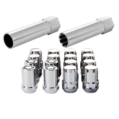 SplineDrive Cone Seat Wheel Installation Kit <br> M12 x 1.5 Thread, 13/16in Hex x 1.24in L