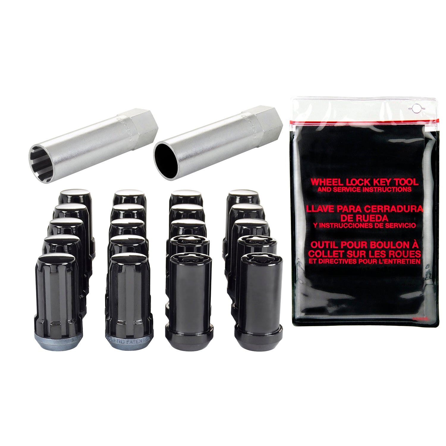 SplineDrive Cone Seat Wheel Installation Kit <br> M14 x 1.5 Thread, 1in Hex x 1.935in L