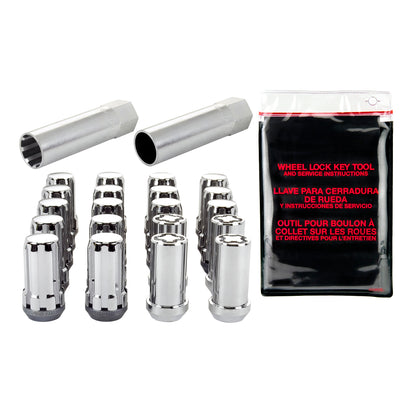 SplineDrive Cone Seat Wheel Installation Kit <br> M14 x 1.5 Thread, 22mm Hex x 1.648in L
