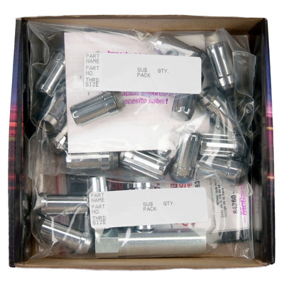 SplineDrive Cone Seat Wheel Installation Kit <br> 1/2-20 Thread, 13/16in Hex x 1.60in L