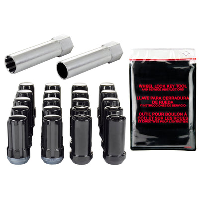 SplineDrive Tuner Cone Seat Wheel Installation Kit <br> 1/2-20 Thread, 13/16in Hex x 1.60in L