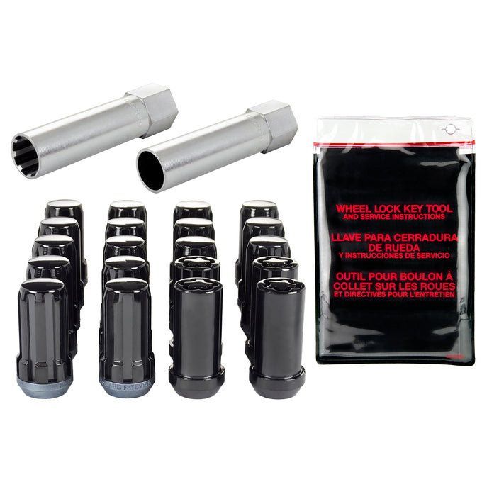 SplineDrive Tuner Cone Seat Wheel Installation Kit <br> 1/2-20 Thread, 13/16in Hex x 1.60in L