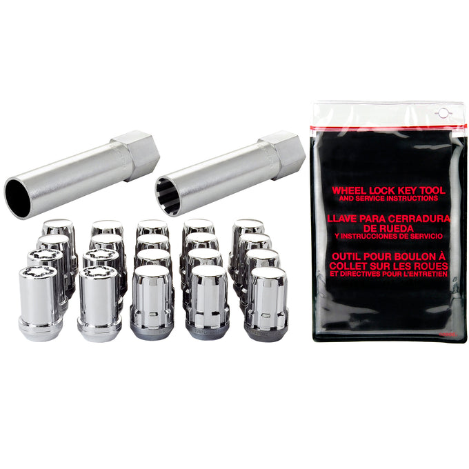 SplineDrive Cone Seat Wheel Installation Kit <br> M12 x 1.25 Thread, 13/16in Hex x 1.24in L