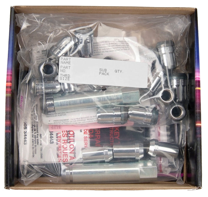 SplineDrive Cone Seat Wheel Installation Kit <br> M12 x 1.25 Thread, 13/16in Hex x 1.24in L