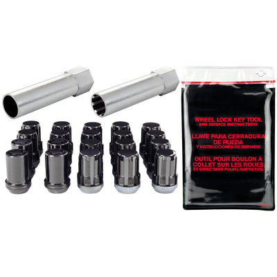 SplineDrive Cone Seat Wheel Installation Kit <br> M12 x 1.5 Thread, 13/16in Hex x 1.24in L
