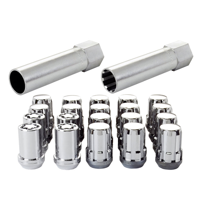 SplineDrive Cone Seat Wheel Installation Kit <br> M12 x 1.5 Thread, 13/16in Hex x 1.24in L
