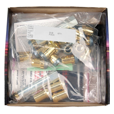 SplineDrive Cone Seat Wheel Installation Kit <br> M12 x 1.5 Thread, 13/16in Hex x 1.24in L