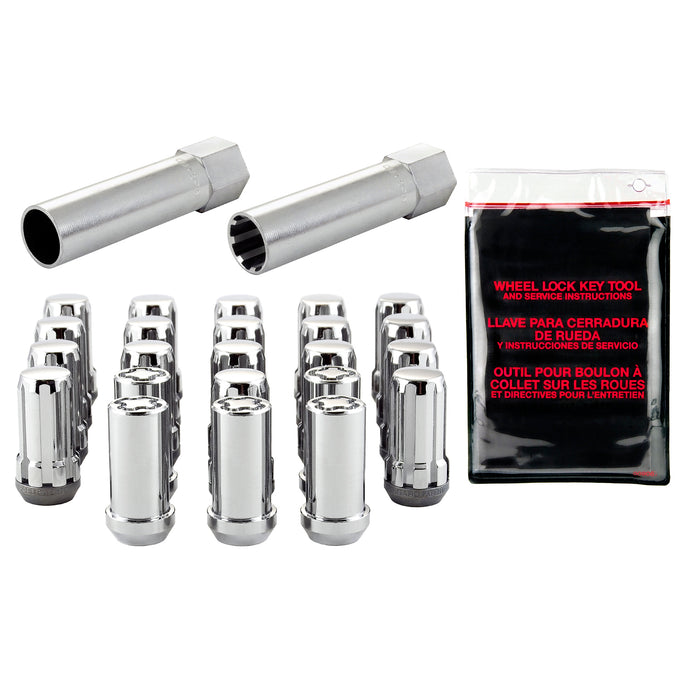 SplineDrive Cone Seat Wheel Installation Kit <br> 1/2-20 Thread, 13/16in Hex x 1.60in L