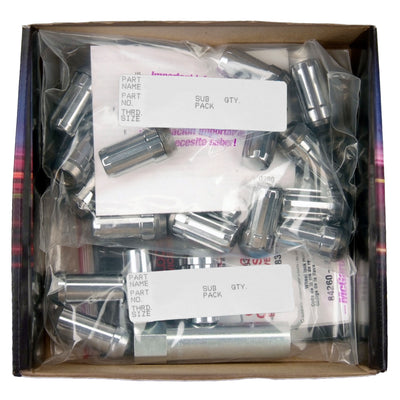 SplineDrive Cone Seat Wheel Installation Kit <br> 1/2-20 Thread, 13/16in Hex x 1.60in L