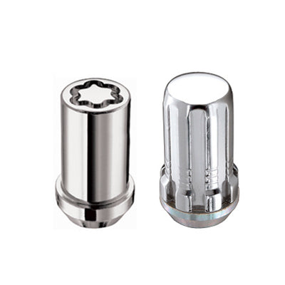 SplineDrive Cone Seat Wheel Installation Kit <br> 1/2-20 Thread, 13/16in Hex x 1.60in L