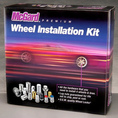 SplineDrive Cone Seat Wheel Installation Kit <br> 1/2-20 Thread, 13/16in Hex x 1.60in L