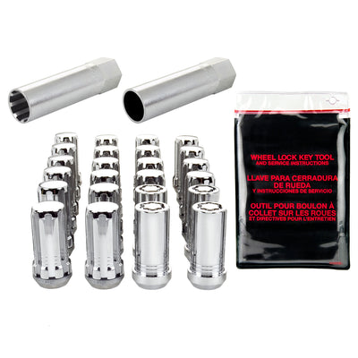 SplineDrive Cone Seat Wheel Installation Kit <br> M14 x 1.5 Thread, 22mm Hex x 1.935in L