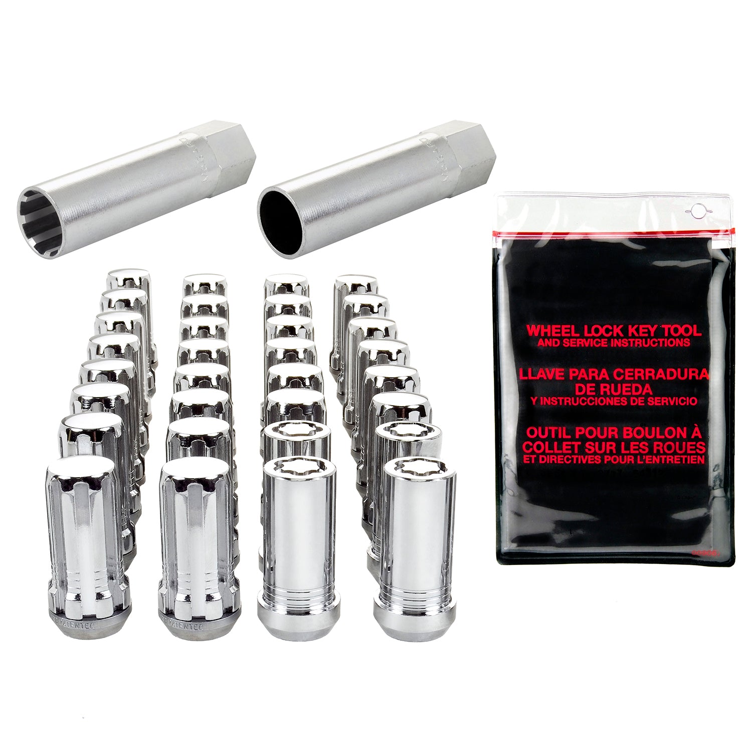 SplineDrive Cone Seat Wheel Installation Kit <br> M14 x 1.5 Thread, 1.00in Hex x 1.935in L