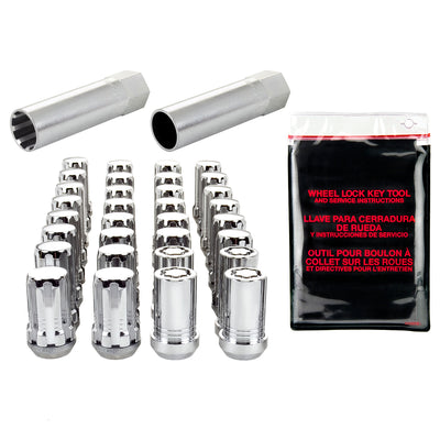 SplineDrive Cone Seat Wheel Installation Kit <br> M14 x 1.5 Thread, 22mm Hex x 1.648in L