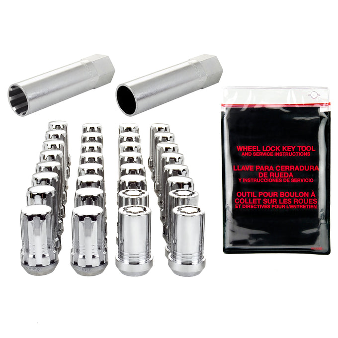 SplineDrive Cone Seat Wheel Installation Kit <br> M14 x 1.5 Thread, 22mm Hex x 1.648in L