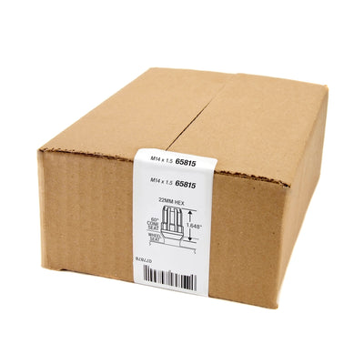 SplineDrive Cone Seat Wheel Installation Kit <br> M14 x 1.5 Thread, 22mm Hex x 1.648in L