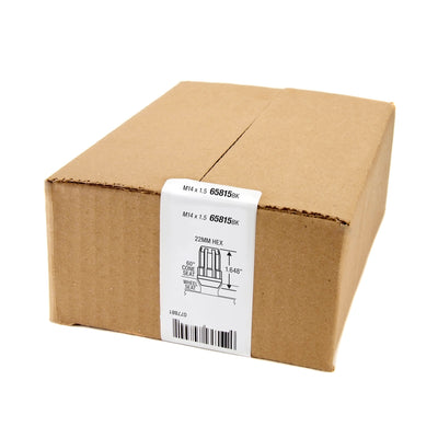 SplineDrive Tuner Cone Seat Wheel Installation Kit <br> M14 x 1.5 Thread, 22mm Hex x 1.648in L