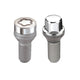 Wheel Installation Kit 4 Lug Hex w/Locks Cone Seat <br> M12 x 1.25, 17mm Hex, 22.0mm Shank Length