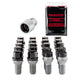 Wheel Installation Kit 4 Lug Hex w/Locks Cone Seat <br> M12 x 1.25, 17mm Hex, 22.0mm Shank Length