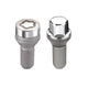 Wheel Installation Kit 5 Lug w/ Locks Cone Seat <br> M12 x 1.25, 17mm Hex, 25.6mm Shank Length