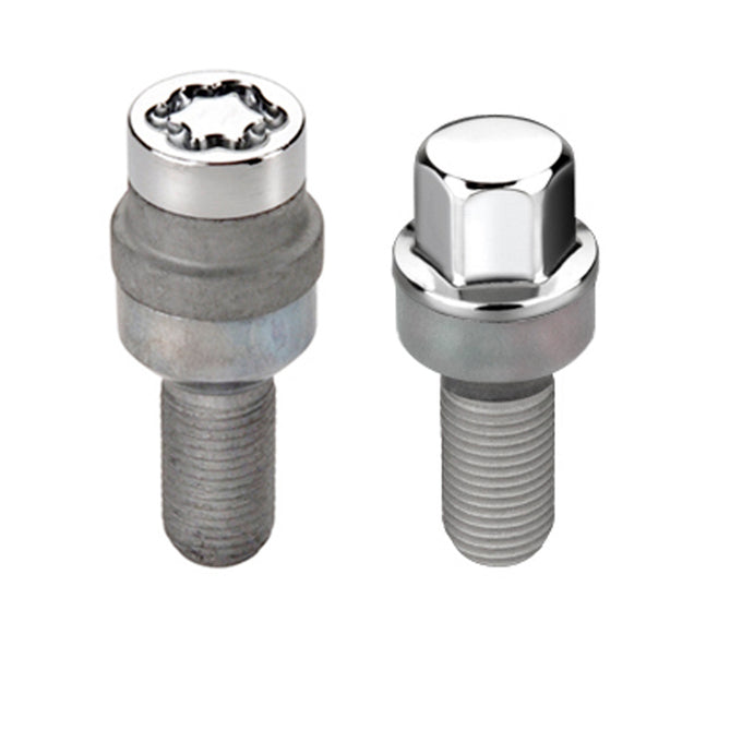 Wheel Installation Kit 5 Lug w/ Locks Radius Seat <br> M14 x 1.5, 17mm Hex, 28.1mm Shank Length