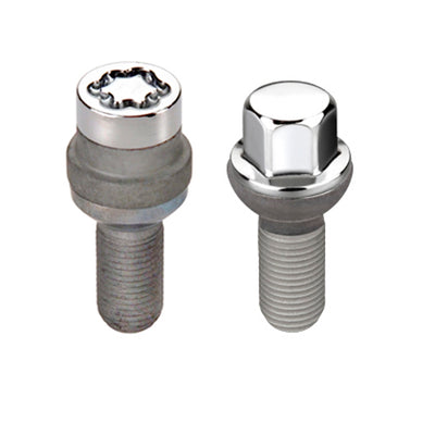 Wheel Installation Kit 5 Lug w/ Locks Radius Seat <br> M14 x 1.5, 17mm Hex, 35.4mm Shank Length