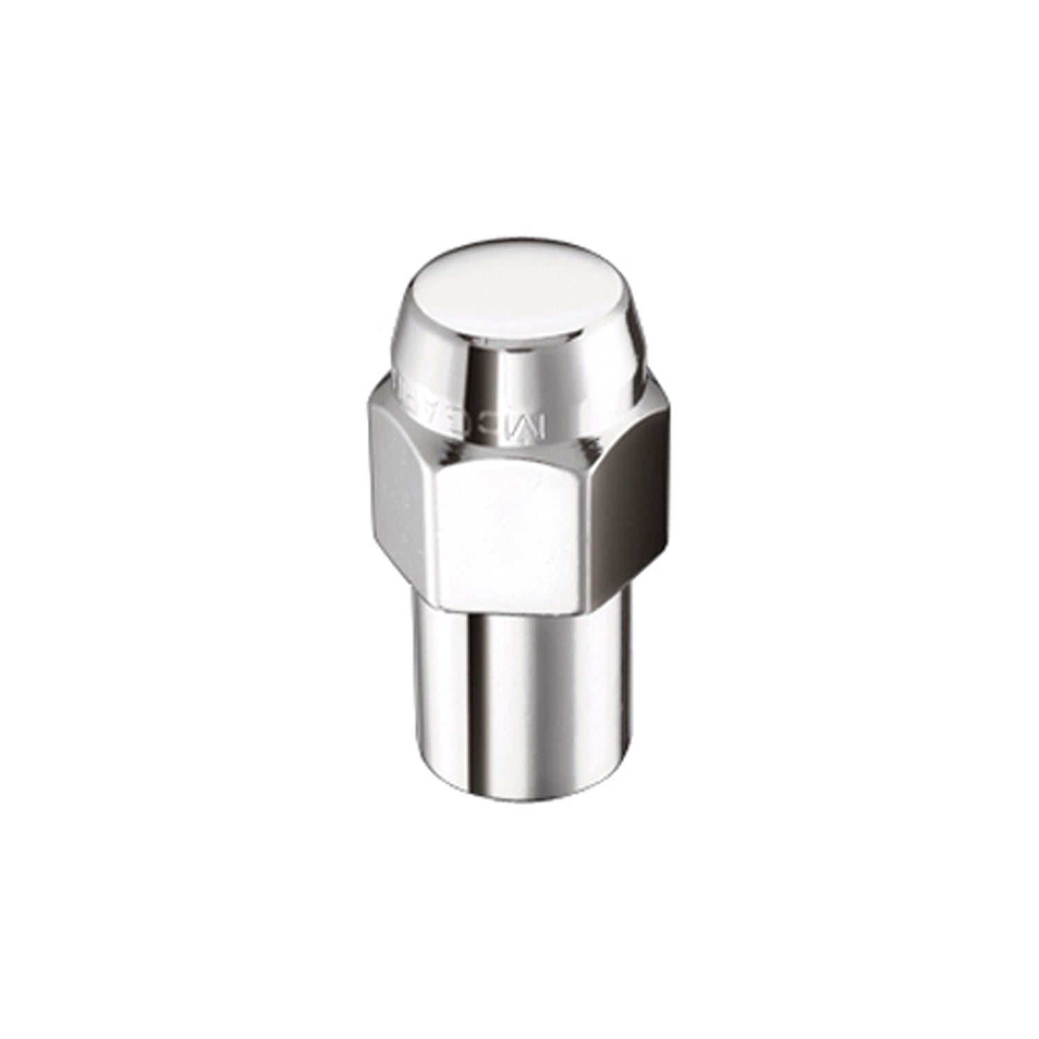 Regular Shank Hex Lug Nuts <br> 1/2-20 Thread, 13/16in Hex x 1.65in L