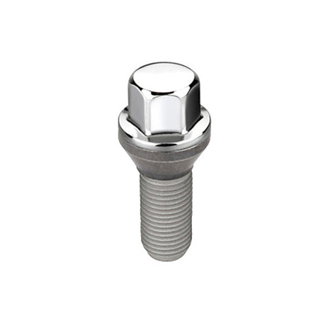 Cone Seat Wheel Hex Lug Bolt <br> M12 x 1.25, 17mm Hex, 22.0mm Shank Length
