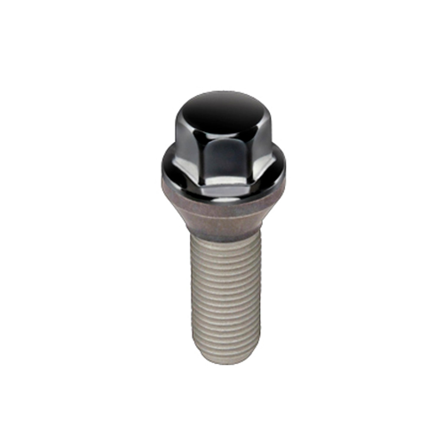 Cone Seat Wheel Hex Lug Bolts <br> M12 x 1.25, 17mm Hex, 25.6mm Shank Length