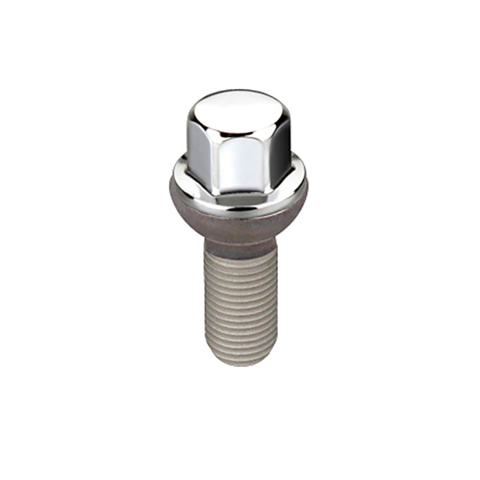 Radius Seat Wheel Hex Lug Bolt <br> M14 x 1.5, 17mm Hex, 26.3mm Shank Length