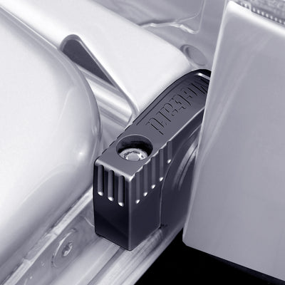 Tailgate Lock <br> 1/4 Square Drive Hex, 2.125 H X 2.763 L X 0.703 W