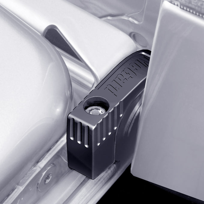 Tailgate Lock <br> 1/4 Square Drive Hex, 2.125 H X 2.763 L X 0.703 W
