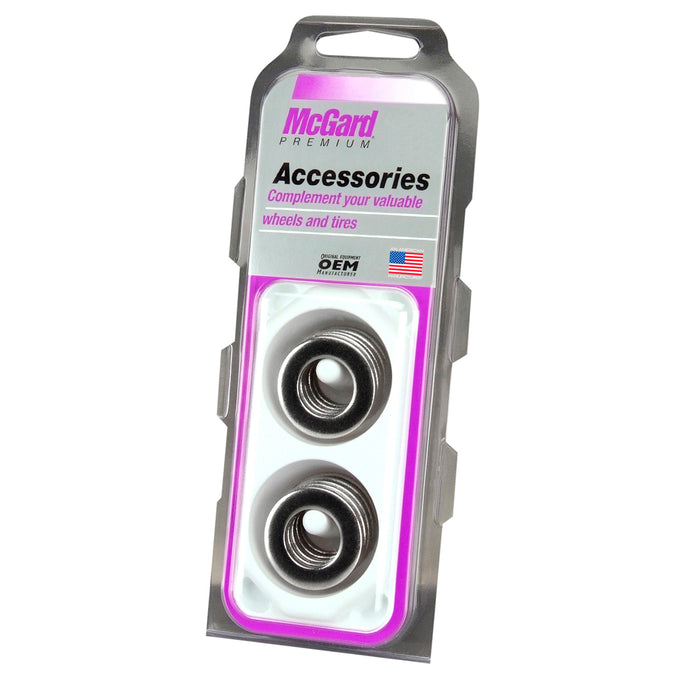 10 Pack Stainless Steel Cragar Center Washers <br> 0.695 ID X 1.224 in OD, 0.164 Thickness