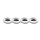 8 Pack Stainless Steel Duplex MAG Washers <br> 0.75 ID X 1.125 in OD, 0.125 Thickness